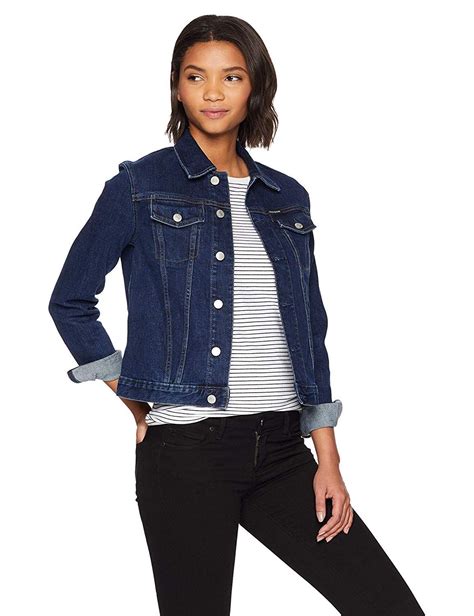 calvin klein denim jacket women.